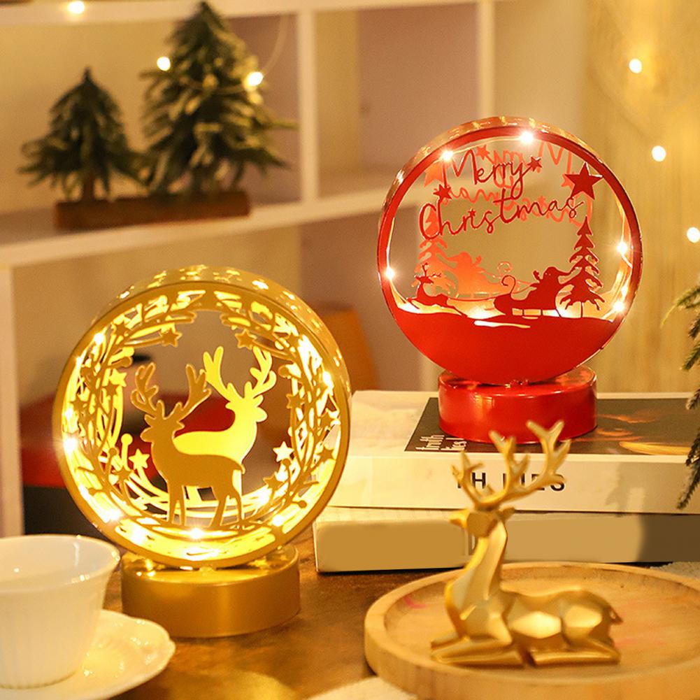 Christmas Table Light Santa Claus Led Christmas Snowman Night Light Festive Christmas Night Light Decorations Led Elk for Kids