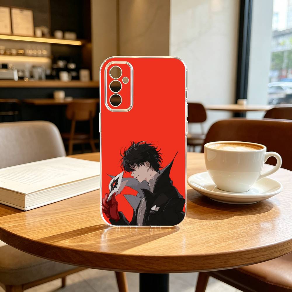 Persona-A Yu Narukami Ren Amamiya Spiel Handyhülle Transparentes Silikon Weich Für SamsungA10,12,20,21S,30,31,40,50,51,52,70,71