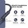 OneOdio A71 Headphones Wired Sealed Headphones Bass Over Ear Headphones Compatible with Microphone Foldable Jack Instrument Headphones Hi-Res Re-Cable