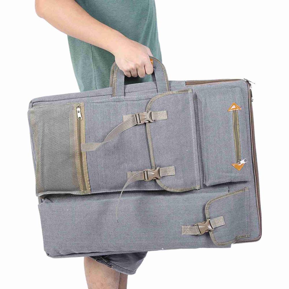 Spacious Inner Space Multifunctional Sketch Carry Pack Art Exam Tool Storage