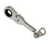 Portable Keyring 10mm Ratchet Wrench Mini Shaped JDM Metal Racing Keychain Key Chain Ring Keyring Car Accessories
