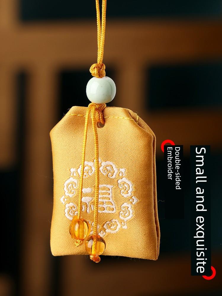 Dragon Boat Festival Portable Small Embroider Mobile Phone Pendant Sachet Key Ring Pendant Chinese Style Lanyard Small Sachet