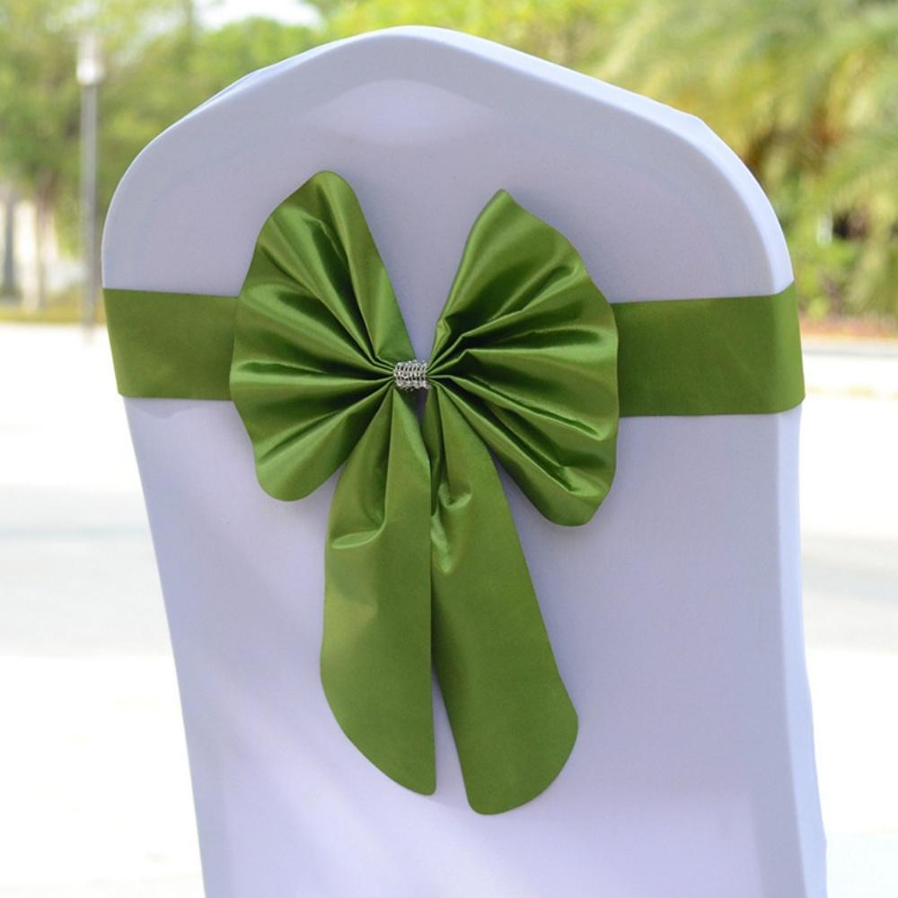 New Sashes Elastic Bow Tie Ready Made Chair Sashes Band For Wedding Party Hotel Banquet Event Decoration