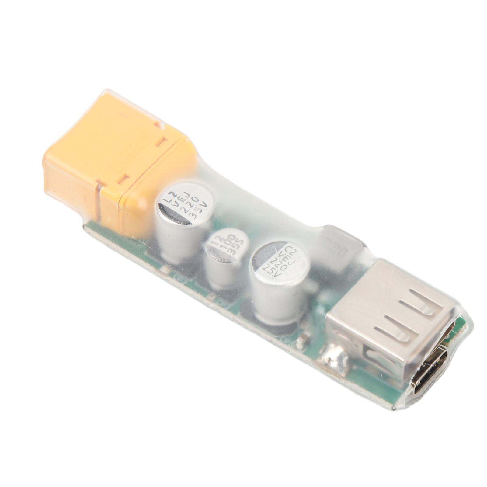

XT60 to USB Fast Charging Converter Support 3S6S Lipo Battery Fast Charge Adapter for RC Racing