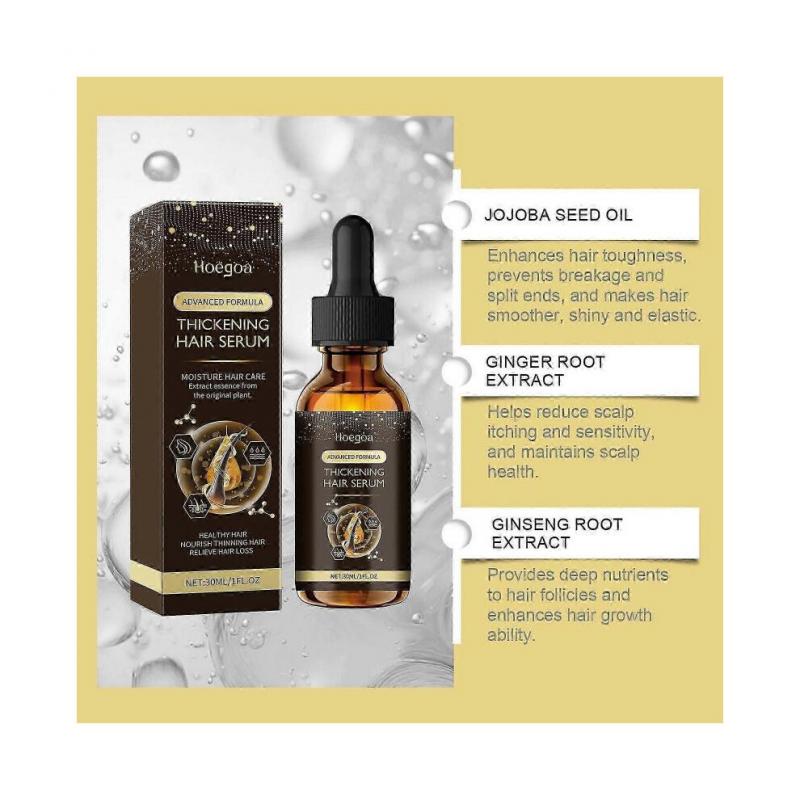 Hoegoa Hair Care Essence Gentle Moisturizing Hair Soft Luster Plump Hair Care Essential Oil