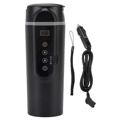 Copo Aquecedor Portátil para Carro 500ML Chaleira Elétrica de Viagem 12V-24V Fervedor de Água Portátil Copo Aquecido para