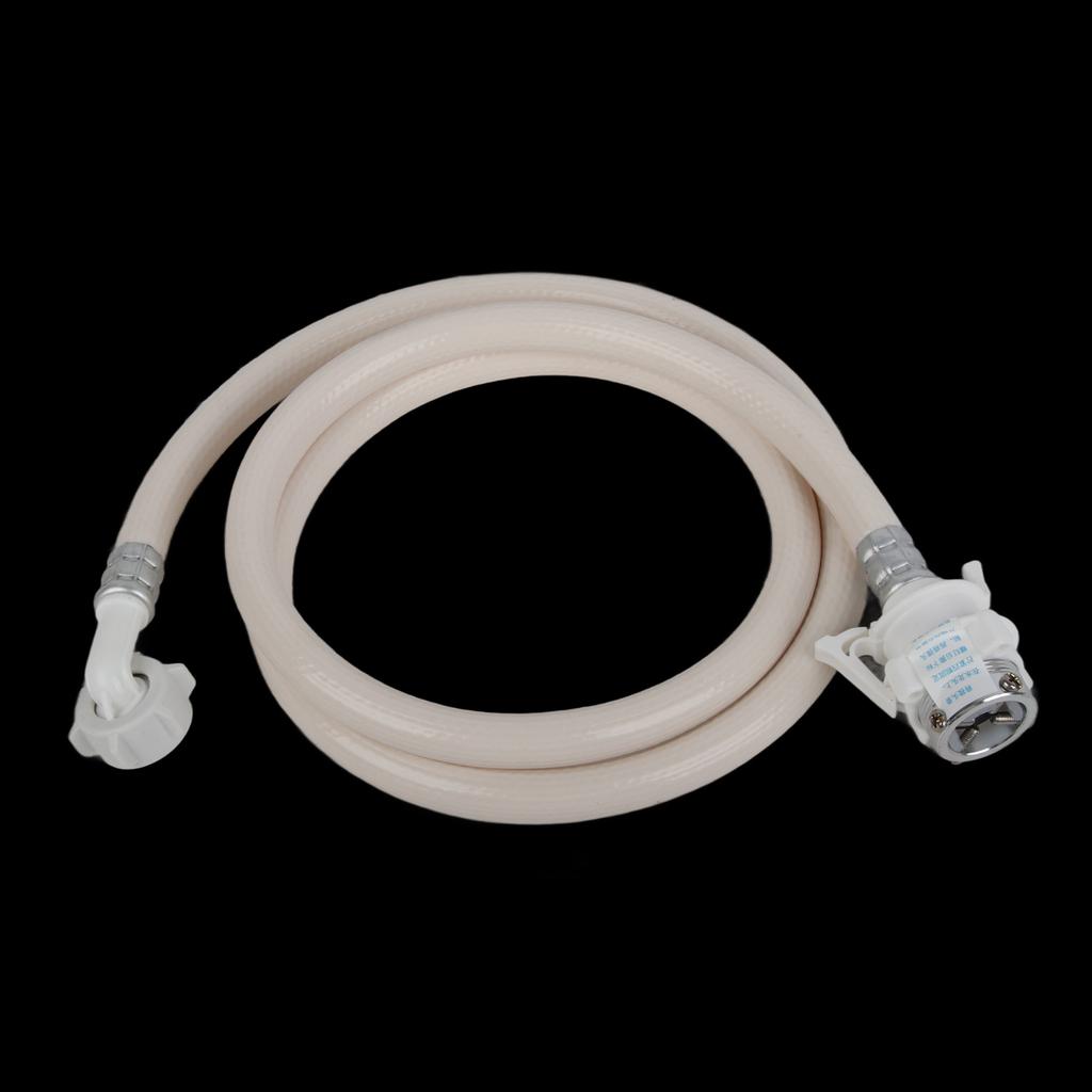 Washing Machine Water Inlet Hose Burst Proof PVC Water Pipe with Metal Connector for   Automatic Washing Machine