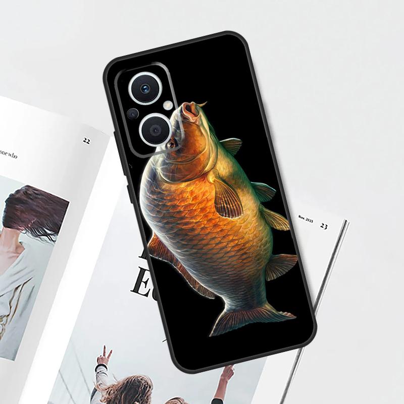 CARP FISH FISHING Case For OPPO Reno 13F 14F 15F 12 11 F 10 14 15 Pro 7 8 Lite OPPO Find X9 X8 X6 X5 Pro Cover