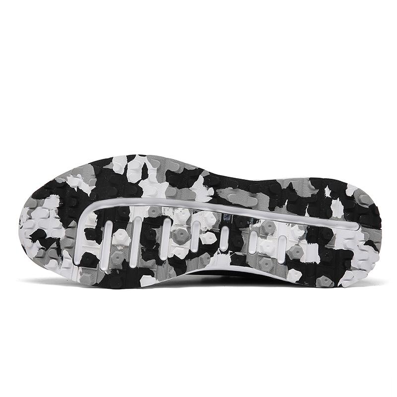 Waterproof Golf Shoes Professional Golfer Sport Sneakers Men Golf Turf Sneakers Grass Golfing Comfortable Walking Footwear Black