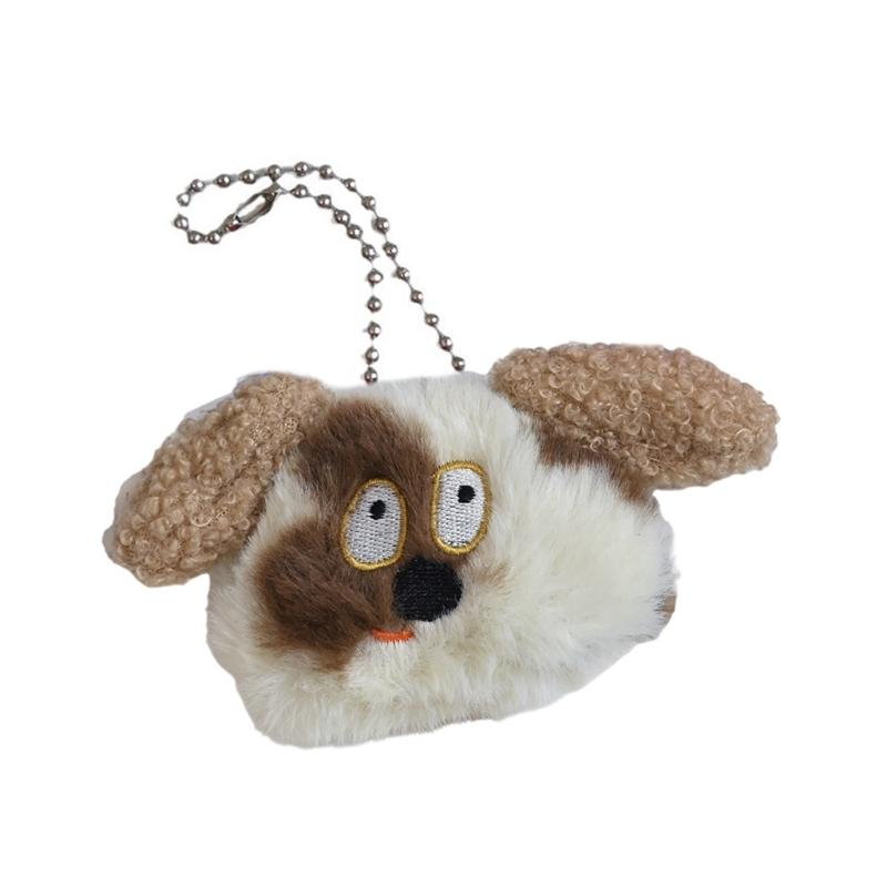 Adorable Plush Scruffy Dog Brooch Pin Adds Fun To Outfits with Soft and Comfortable Dog Key Pendant Perfect for All Ages