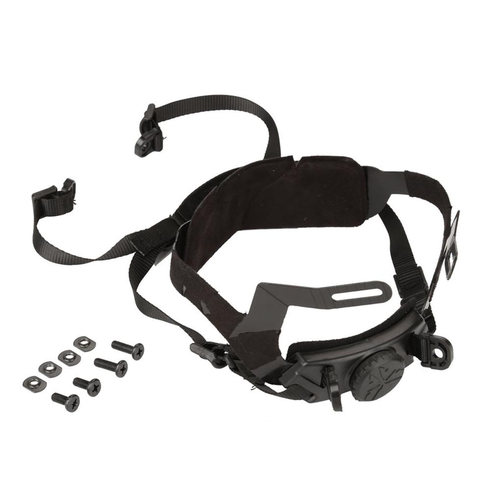 Outdoor Adjustable Helmet Liner Head Locking System Headset Accessory (Black)