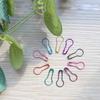 300 PCS Metal Gourd Safety Pins, Safety Bulb Pins, Calabash Pin, Gourd Pin for Knitting Stitch Markers, DIY Craft (10 Colors)