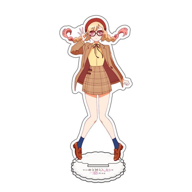 Anime My Dress Up Darling HD Acrylic Stand Figure Kitagawa Marin Gojo Wakana Model Plate Desk Decor Standing Sign Room Ornaments
