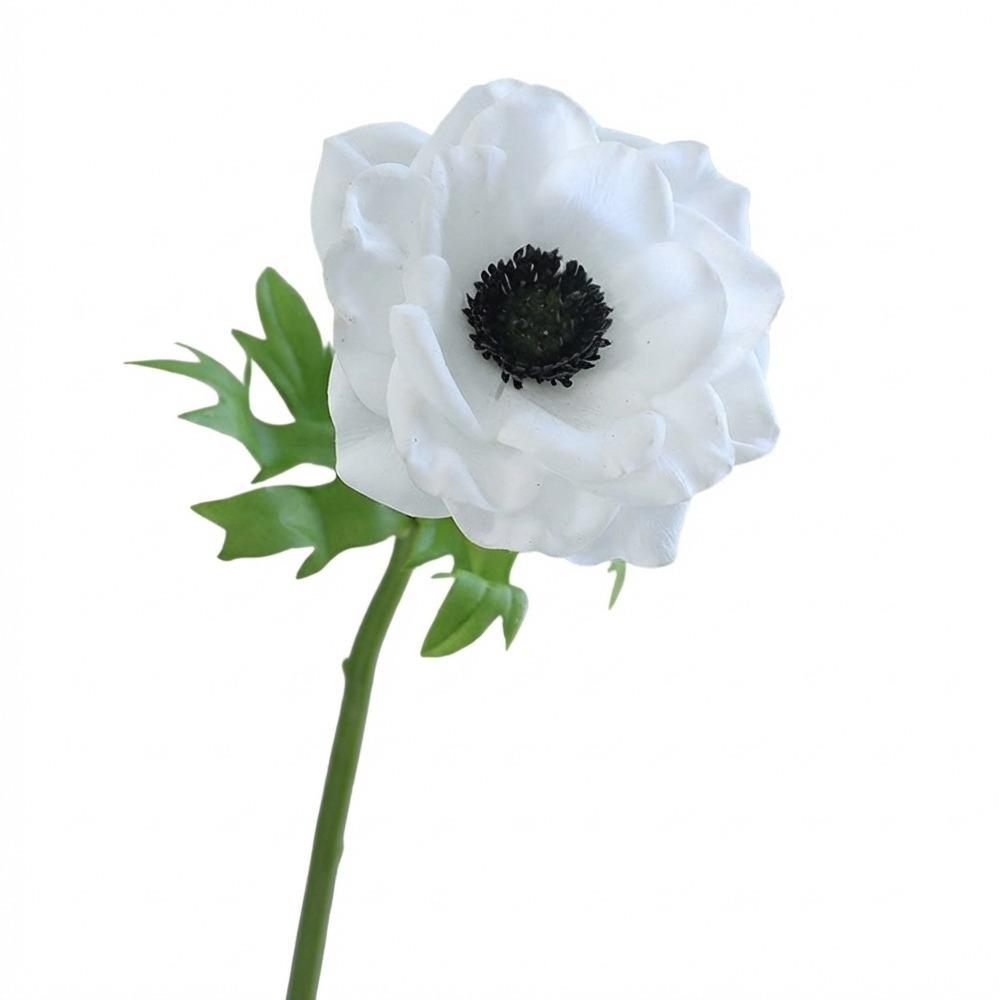 Multicolor Corn Poppy Artificial Flower Green Leaves Faux Flower Fake Flower Home Decoration