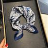 Luxury 100% Mulberry Silk Scarf Women Paisley Print Bandana Shawl Lady Neckerchief Handkerchief Female Decorative Wrap 53cm