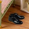 1/6 Male Figure Shoes Black Footwear Collectible Costume Accessory Miniature Trendy 12 Inch Action