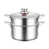 Pinya 304 Stainless Steel Double-Layer Steamer Pot