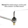 Carbon Steel Rivet Nut Tool Set Electric Manual Cordless Riveter Manual Riveter Nut Tool Accessory Simple Installation
