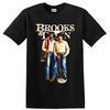 Brooks and Dunn Country Music T Shirt W/ Cowboy Guitar Vintage Concert Art Tee