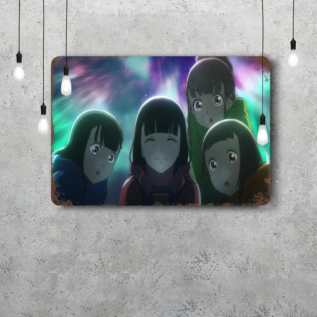 sora yori mo tooi anime Metal Signs wall decor Vintage Tin Signs Captain Metal Poster Decor for Bar Pub Club Wall Decoration