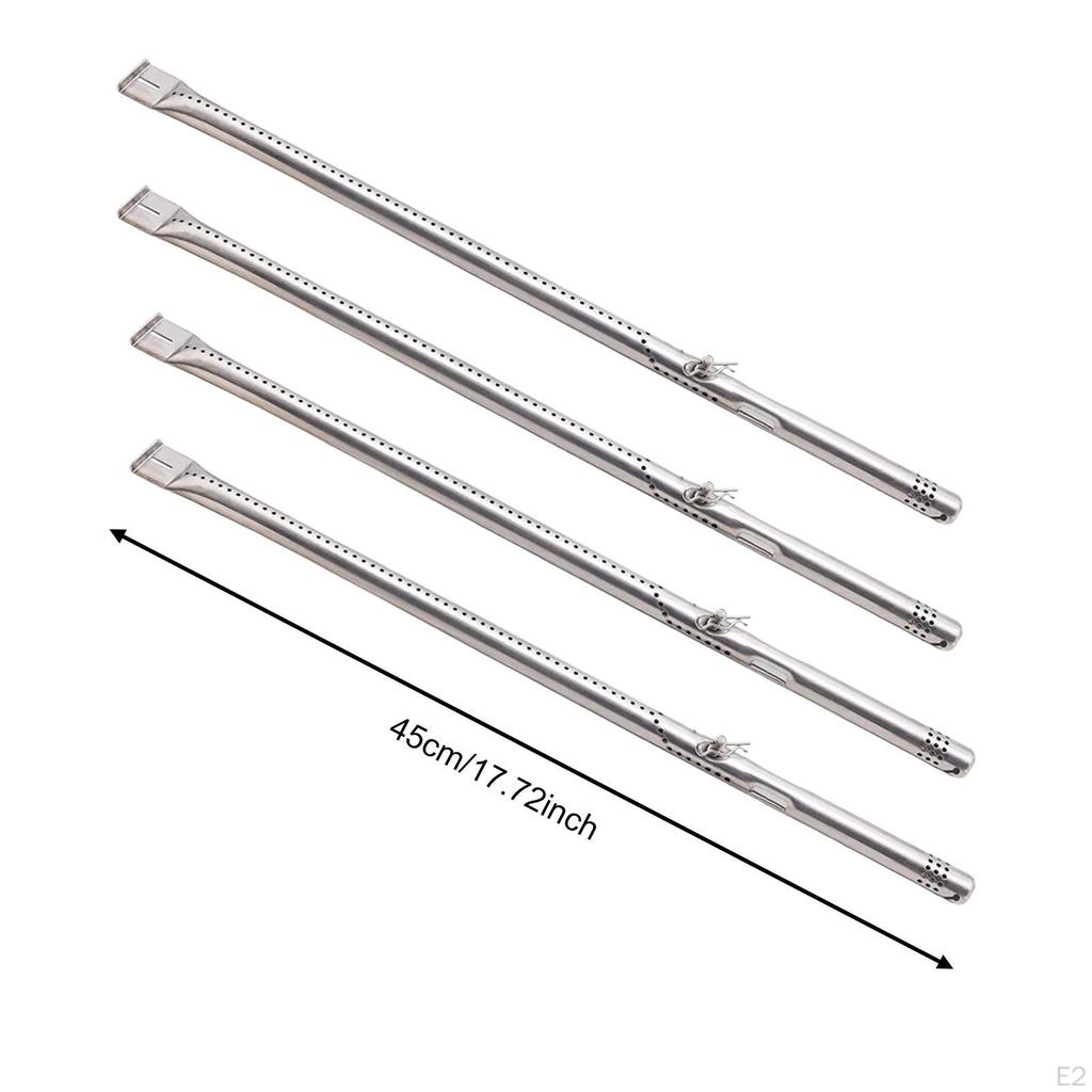 4 Buc Tuburi Arzător Grill Piese de Schimb BBQ Practice Rezistente la Temperaturi Înalte Searing