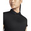 Nike Solid Color Short Sleeve Casual Polo Shirt Women Tops Black DH2310-010