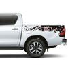 Car Sticker Pickup Trunk Side Decal For Mitsubishi L200 Triton Nissan Navara Ford F150 Universal Graphics Splash 4X4 Decor Cover