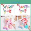Baby Mermaid Rattle Toy With Soft Plush Material For Sensory Development And Parentchild Interaction