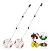 Durable Outdoor Garden Ball Collector Creative Adjustable Telescoping Pole Nut Harvester Manual Gift Ball Rolling Picker