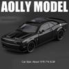 Scale 1:32 SRT Hellcat Viper Car Model Toy Shock Absorption Doors Opened Pull Back Sports Cars Models Toys Metal Ornaments