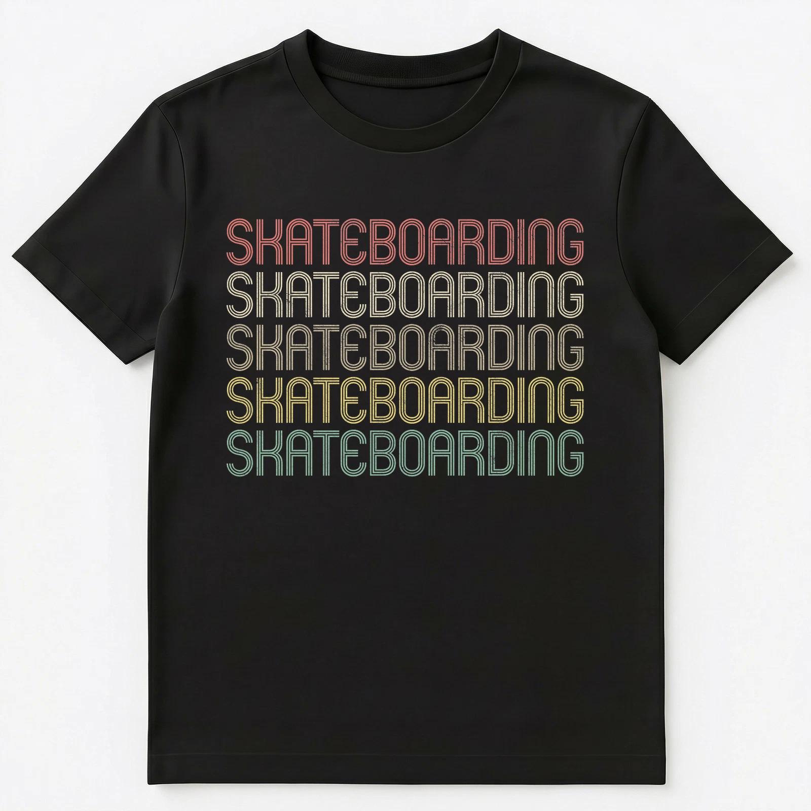 

Retro Style Skateboarding Unisex T-Shirt M