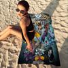 Game O-Overwatch Beach Towel Colorful Bath Towels For Girl Microfiber Quick Dry Custom Sand Free Beach Yoga Spa Gym Pool