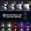 Powerful Mini COB LED Keychain Flashlight USB Rechargeable Hanging Work Light Waterproof Keyring Camping Walking Pocket Lamp