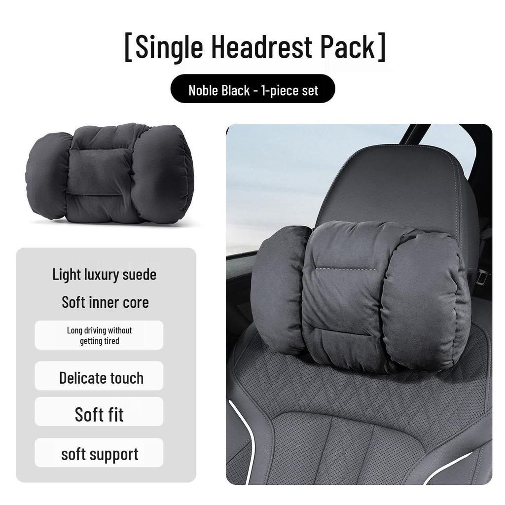 Honda Accessories: Flannel Headrests, Lumbar Supports, Neck Pillows for CRV, Fit, 11th Gen Civic, and Accord.
