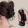 Soft Silicone Hair Claws for Women Korean High-End Anti Fall Large Shark Clip Without Hurting Head Simple Hollow Accessory