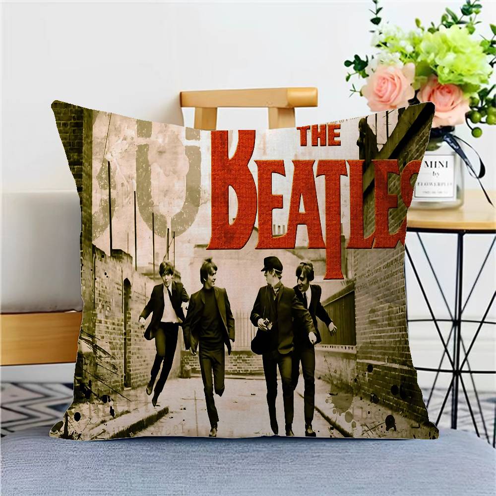 

Співак гурту The B-Beatles Наволочка Декоративна подушка Наволочка Вітальня Диван Домашній декор На замовлення 20x20Inch