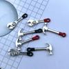2Pcs Doll House Mini Home Decoration Simulation Maintenance Tool Wrench Hammer
