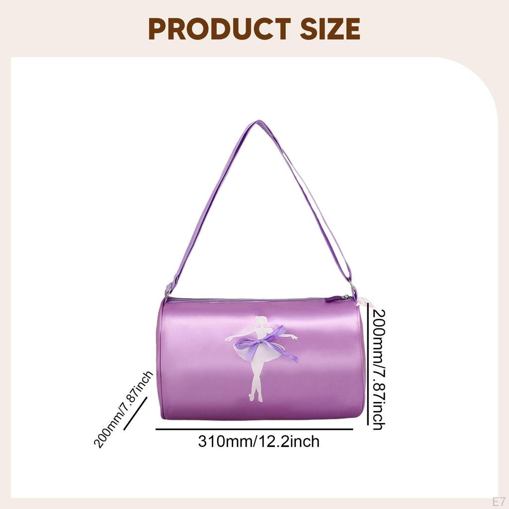 Ballet Dance Bag Adjustable Strap Tutu Dress for Latin Dancing Gymnastics