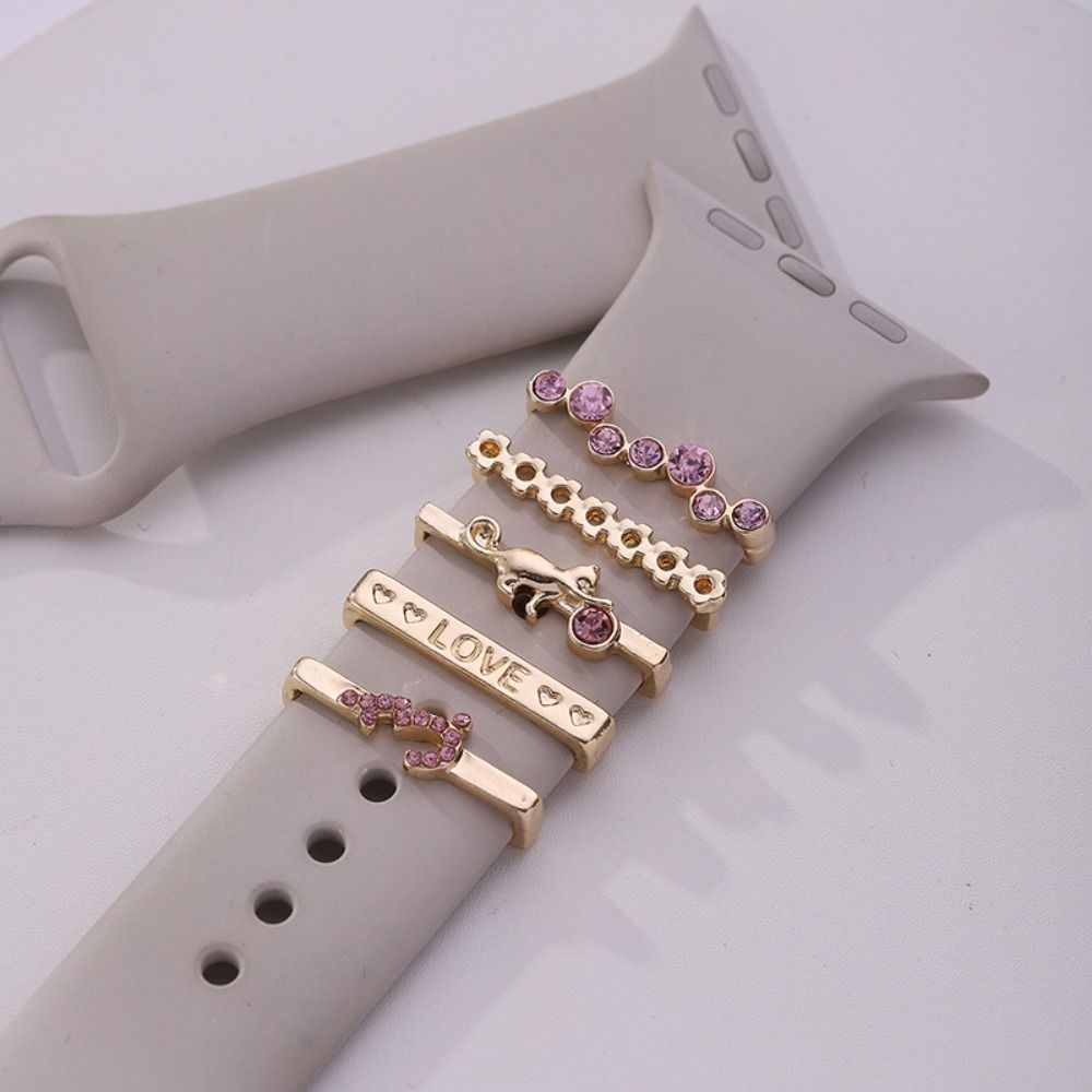 Bracelet de montre en métal Ornement Broche Décorative Clou Charms de Bracelet de Poignet Créatifs Accessoires de Bracelet