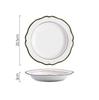 Exquisite Ceramic Plates Custom Christmas Tableware Home Dessert Steak Plates Noodle Bowls Kitchen Ceramic Fruit Salad Bowls
