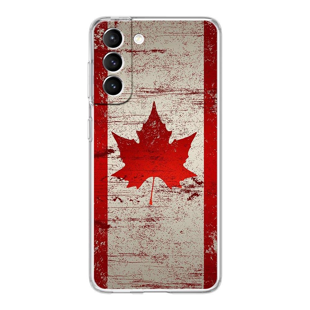 

Чехол для телефона Maple Canada Flag love Football для Samsung Galaxy S22 5G S20 Ultra S21 FE 5G S10E S9 S8 S10 Plus Note 20, прозрачный чехол Note 10 Plus