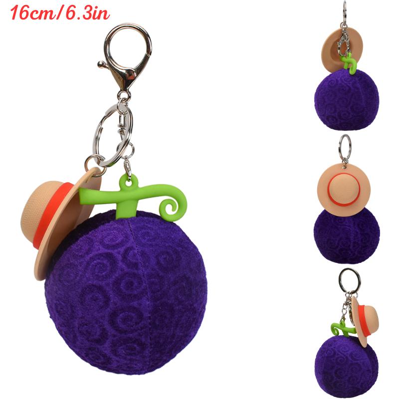 Kawaii One Piece Monkey D Luffy Tony Tony Chopper Plüsch Schlüsselanhänger Spielzeug Niedlich Anime Vinsmoke Sanji Sabo Portgas D Ace Plüschpuppen