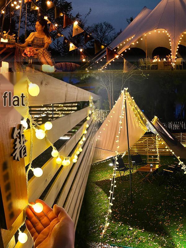 Shixun Outdoor Solar Crystal Ball String Lights