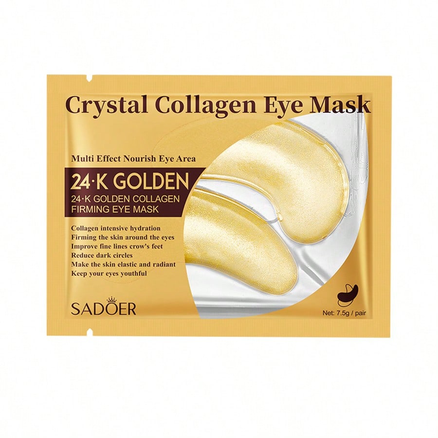 1 Pair/5 Pairs/10 Pairs Collagen Moisturizing Eye Mask, Gel Eye Mask, Fades Fine Lines And Wrinkles