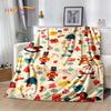 Christmas Tree New Year Nutcracker Cartoon Fairy Tales Blanket,Soft Throw Blanket for Home Bedroom Bed Sofa Cover Child Gift