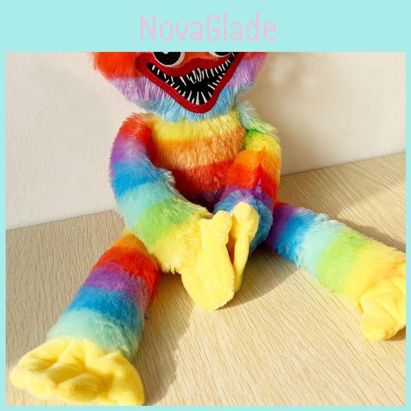 Peluche Huggy Wuggy Arcoíris - Inspirado en el Juego Poppy Playtime Suave Y De Alta Calidad