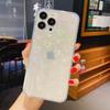 Fashion Gradient Laser Love Heart Pattern Clear Phone Case For iPhone 11 12 13 Pro Max X XS XR 7 8 Plus SE 2020 Shockproof Back