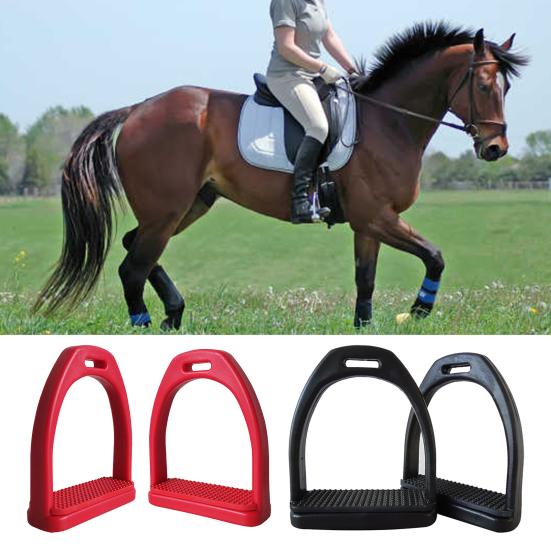 1 Pair Stirrup Anti Slippage Easily Installation Accrssory Horse Riding Saddle Abutments