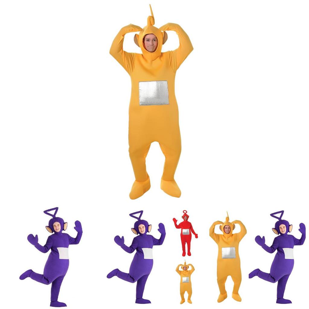 Fun Teletubbies Costume Polyester Bodysuit With Headpiece!