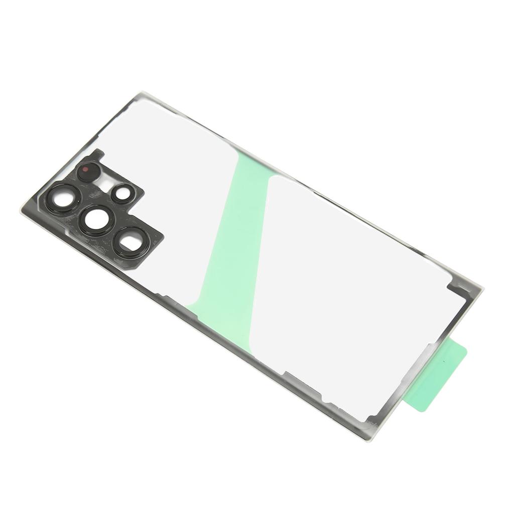 Back Glass Cover Replacement for Galaxy S22 Ultra with Pre Installed Camera Lens Tape Repair Tools